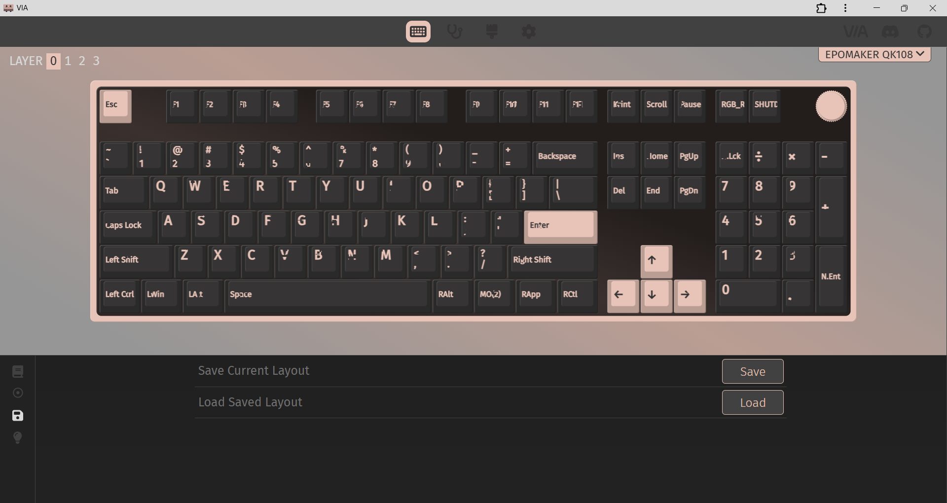 Save and Load Layouts
