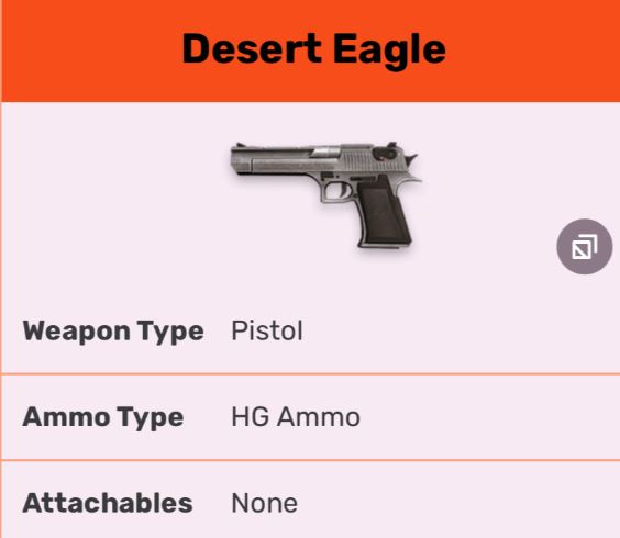 Free Fire Desert Eagle