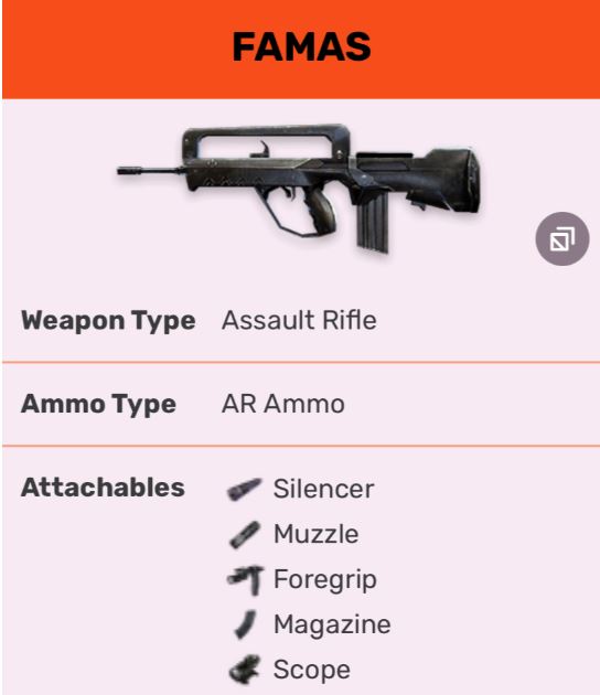 Free Fire Famas