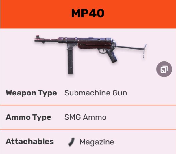 Free Fire MP-40