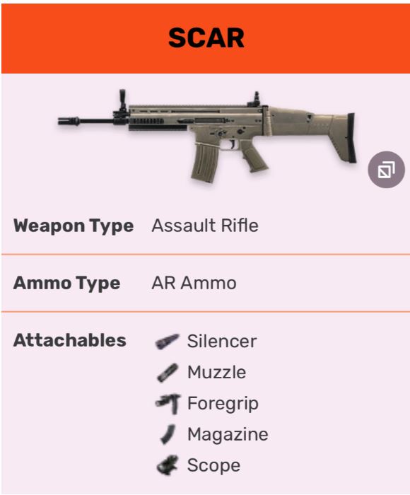 Free Fire SCAR