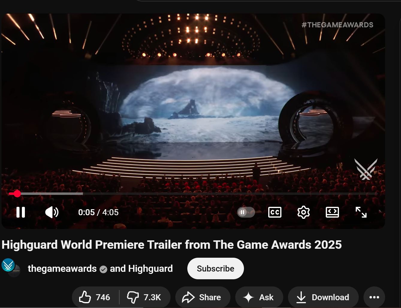 Highguard Dislikes on YouTube