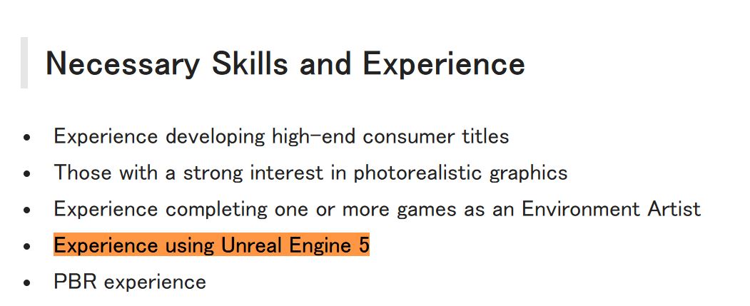 PlatinumGames Unreal Engine 5