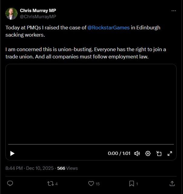 UK MP Chris Murray Rockstar Case