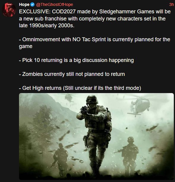 Call of duty 2027 leaks