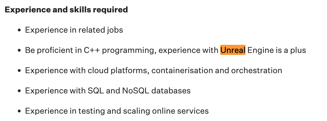 fairgames unreal engine 5 