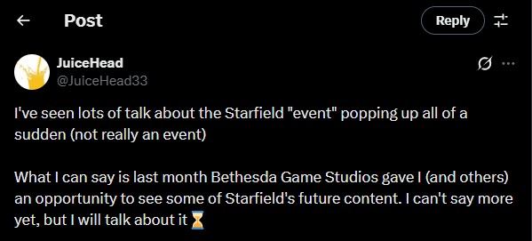 Starfield update