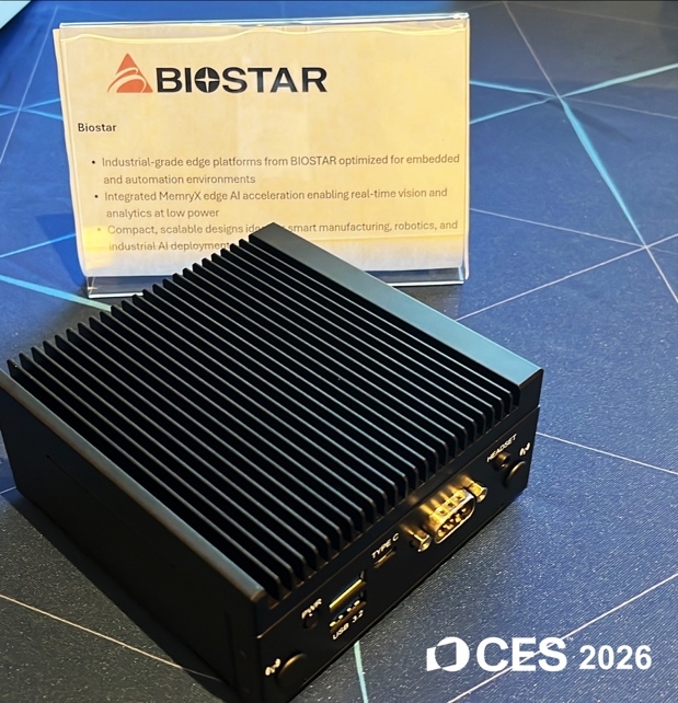 BIOSTAR Edge AI Systems CES 2026
