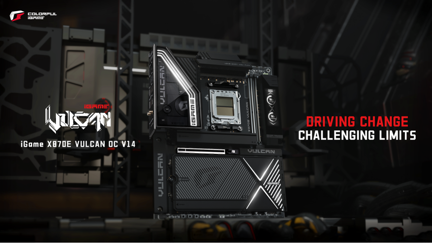 Colorful Reveals iGame X870E VULCAN OC Flagship Motherboard Colorful Reveals iGame X870E VULCAN OC