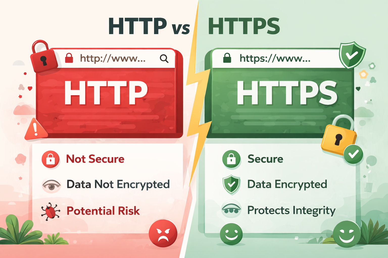 HTTP vs HTTPS Breakdown