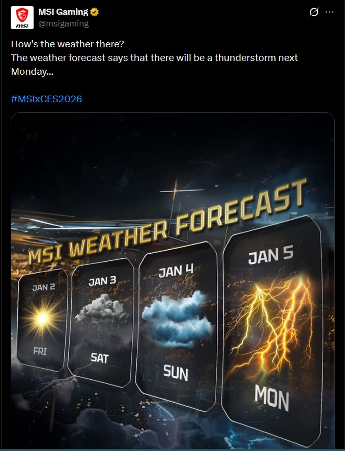 MSI RTX 5090 Lightning Official Tease