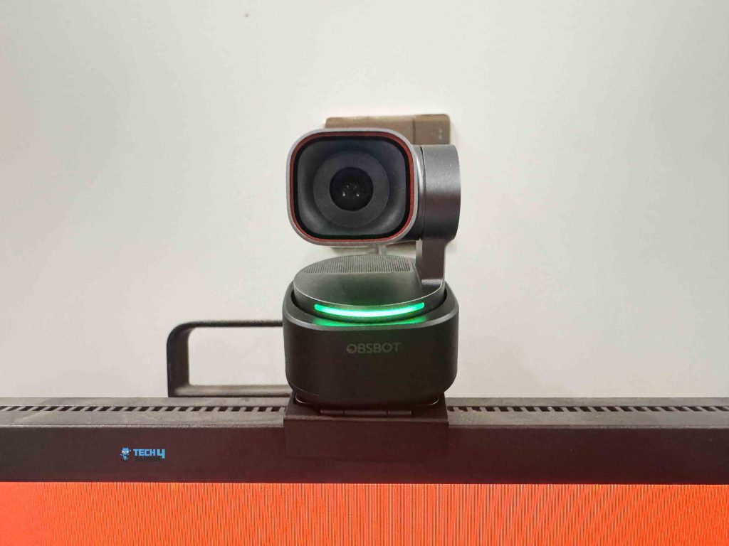 Placed on Top of the Monitor