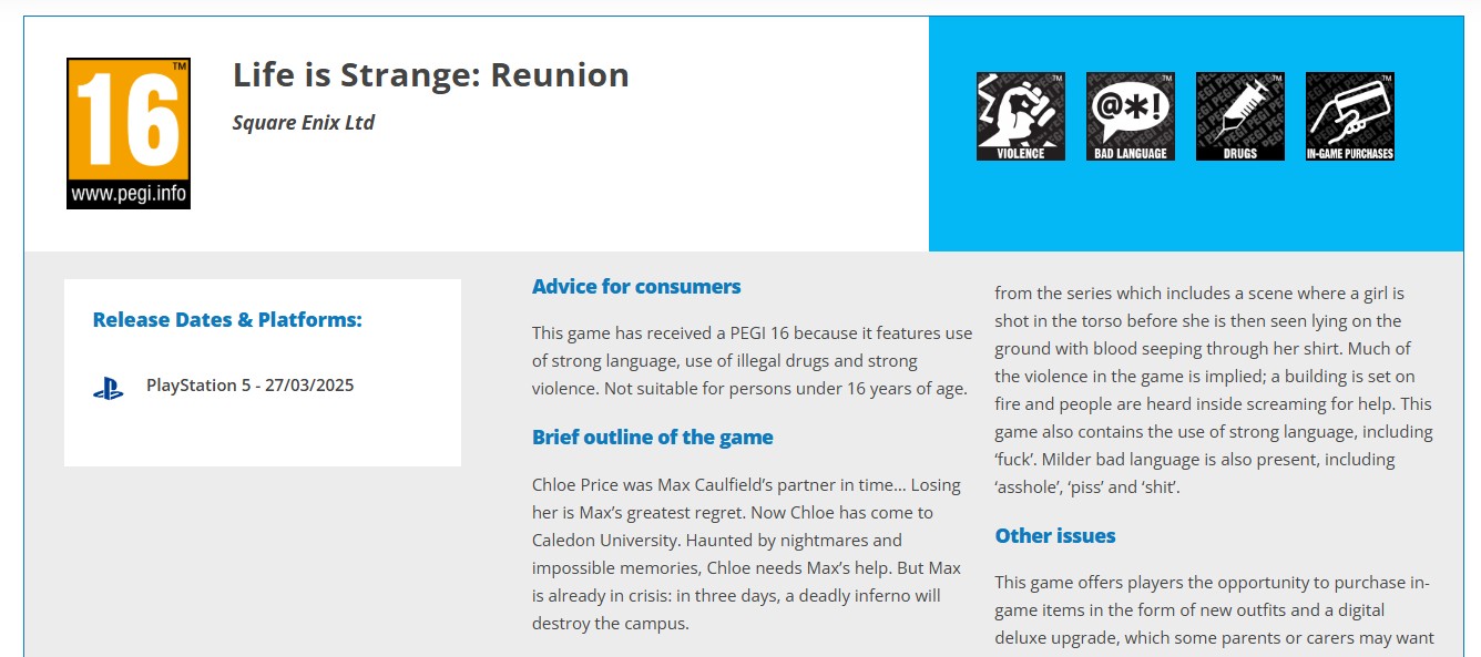 Life is Stange rated