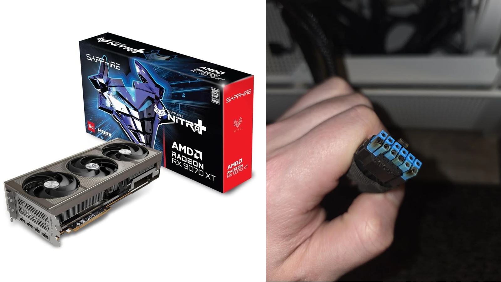 Sapphire RX 9070 XT: Cases of Burnt 16-Pin Power Connectors Keep Emerging, RMA Concerns Raised sapphire rx 9070xt