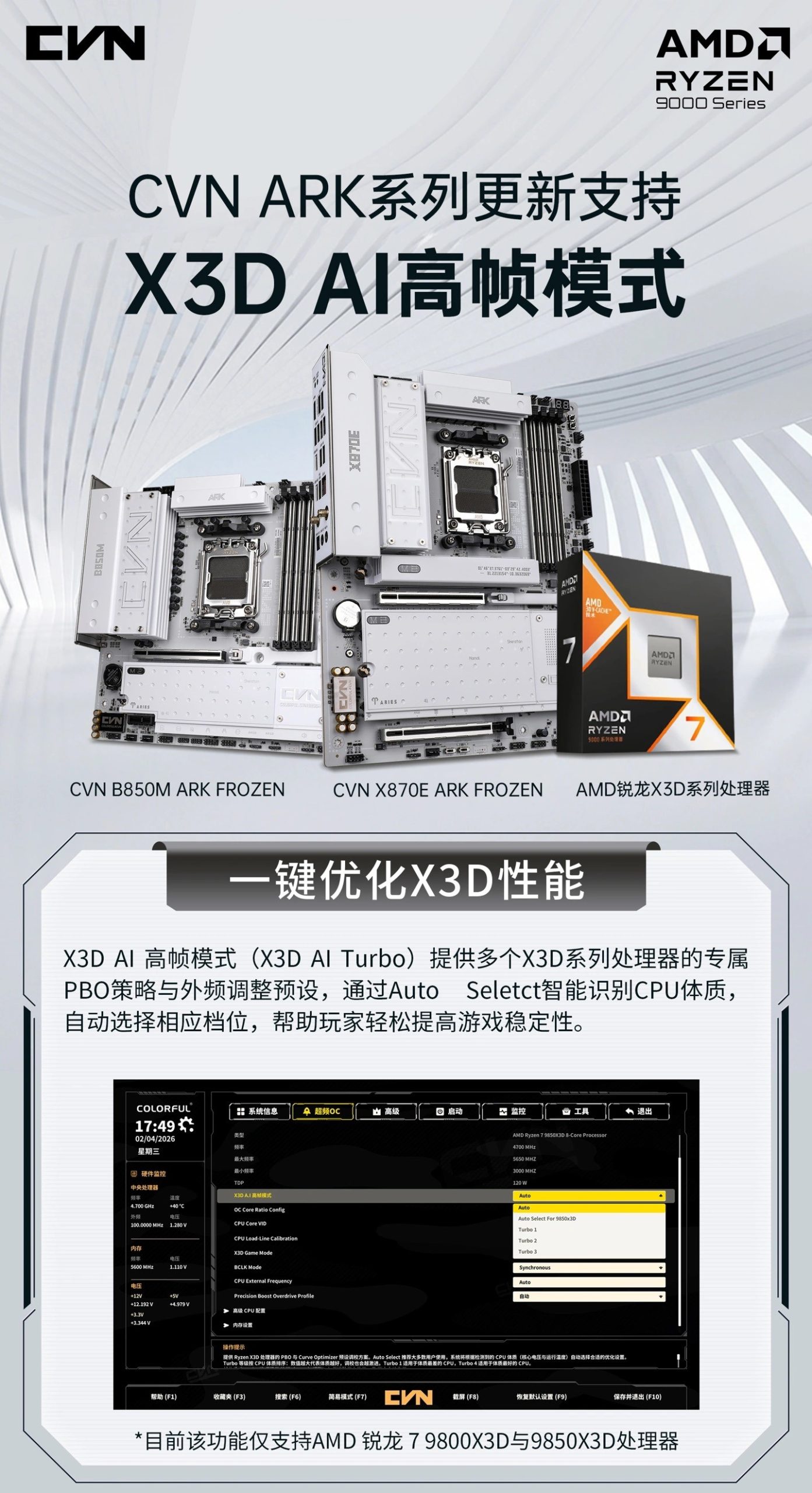 colorful ark ai turbo feature