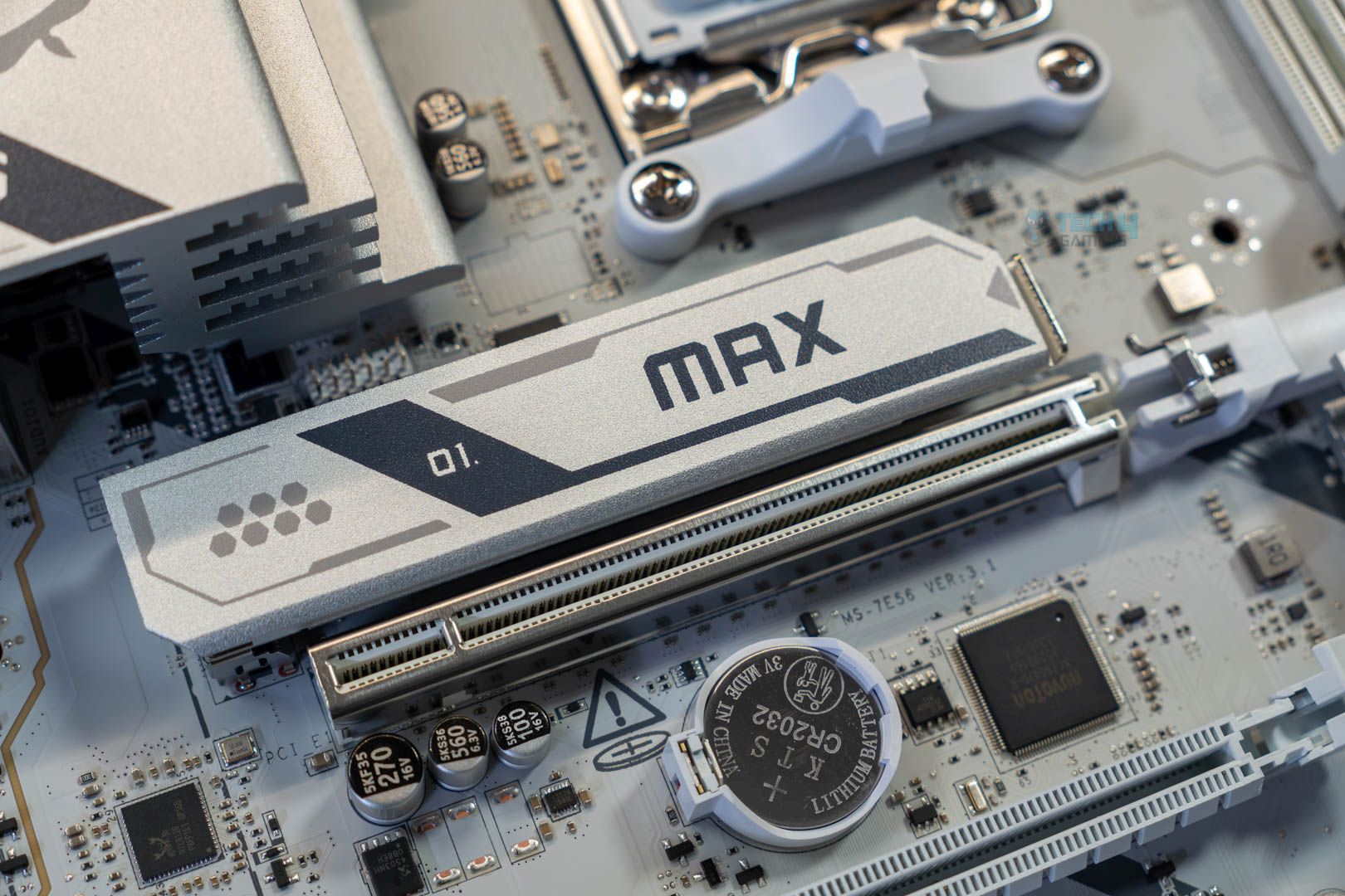 MSI MAG B850 Gaming Plus Max WiFi - M.2 heatsink