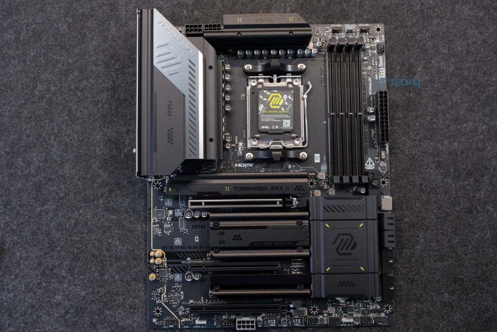 Full motherboard design with SSD ports