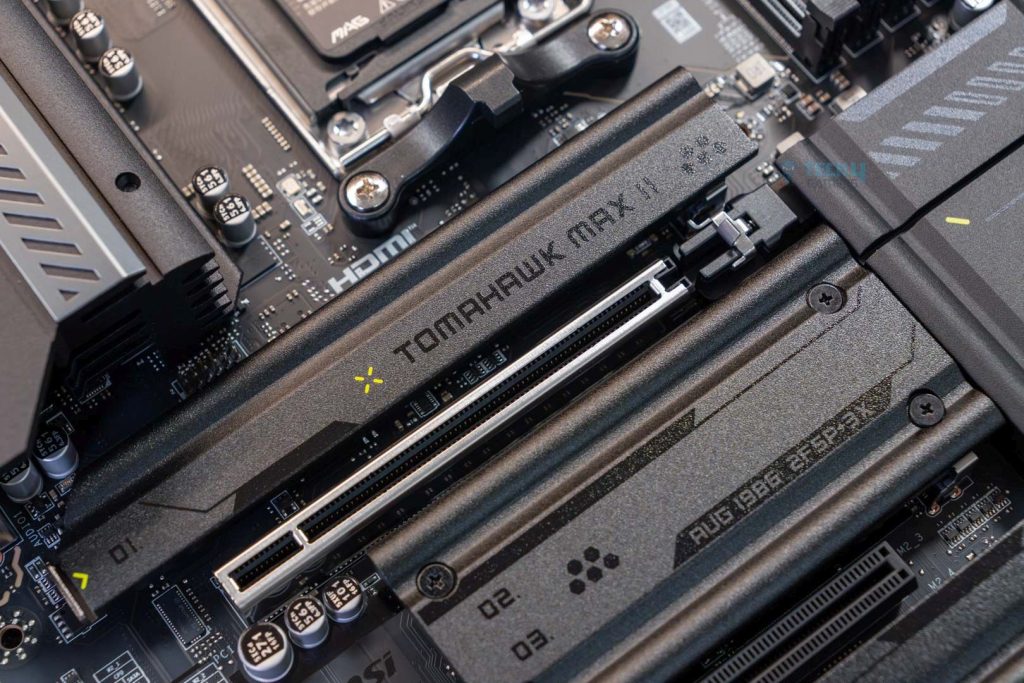 MSI MAG B850 Tomahawk Max WiFi II PCIe slot