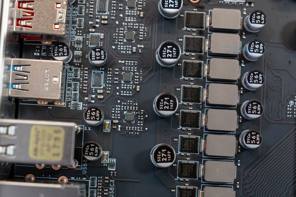 VRM + MOSFET close up