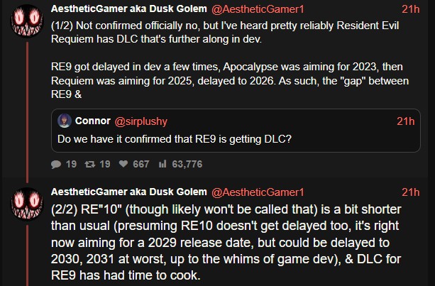 resident evil 10 release