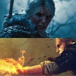 witcher 1 witcher 4 collage