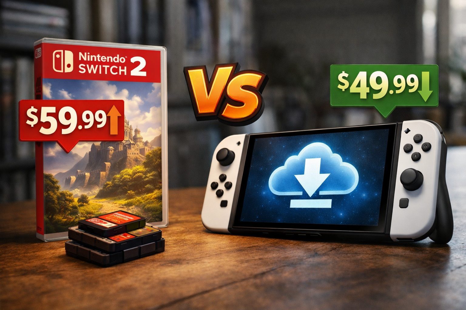 Nintendo To Make Switch 2 Digital Games Cheaper Than Physical Copies Starting in May