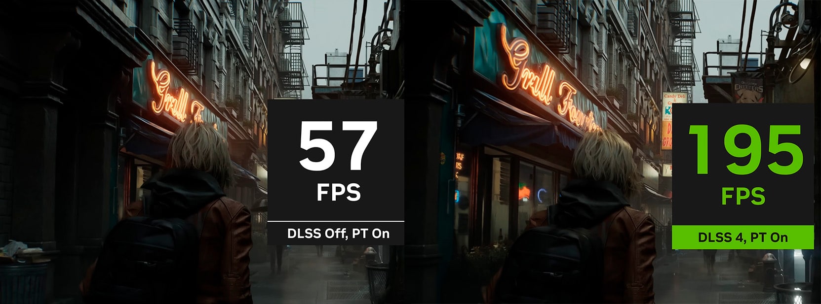 Resident Evil Requiem RTX OFF vs ON DLSS 4 and NVIDIA GeForce RTX 50 Series
