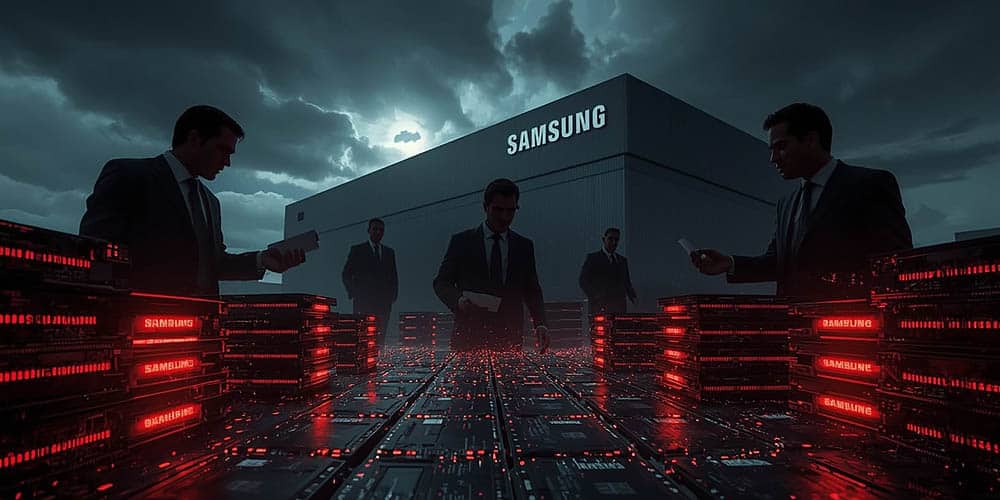 Samsung DRAM and NAND Flash memory