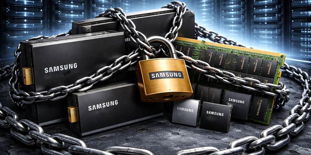 Samsung NAND and DRAM memory