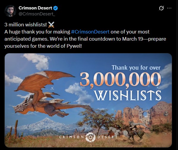 Crimson Desert Wishlists
