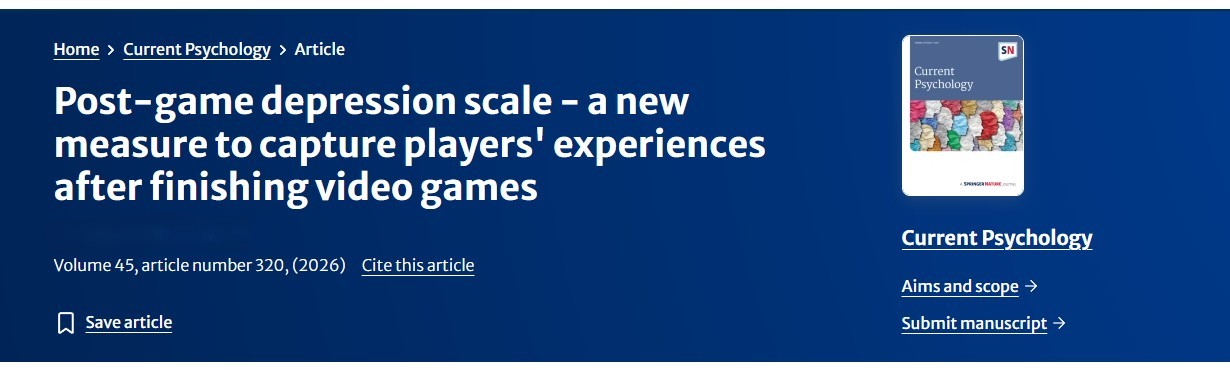 Post-game depression