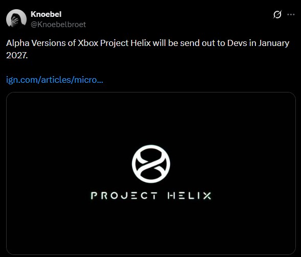 project helix 2027 alpha kits