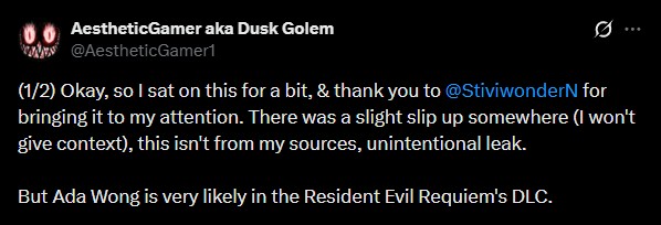 resident evil requiem DLC