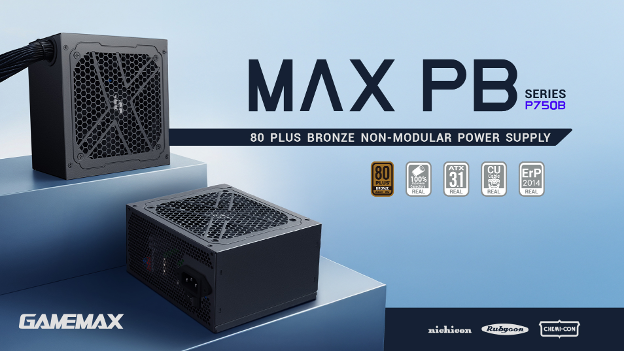 GAMEMAX Launches Budget-Friendly MAX PB Series with ATX 3.1 Support