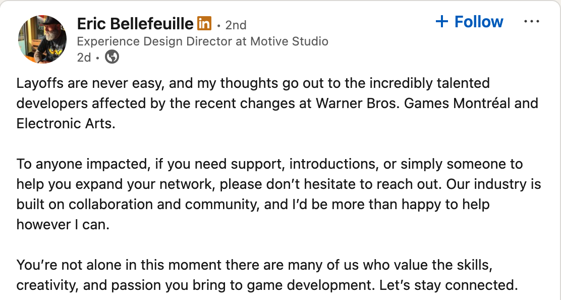 wb games montreal layoffs