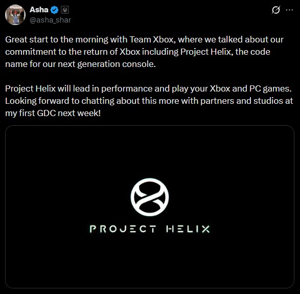 xbox project helix