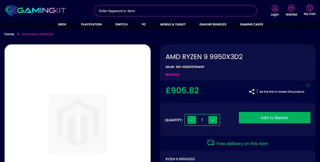 AMD Ryzen 9 9950X3D2 Dual Edition price