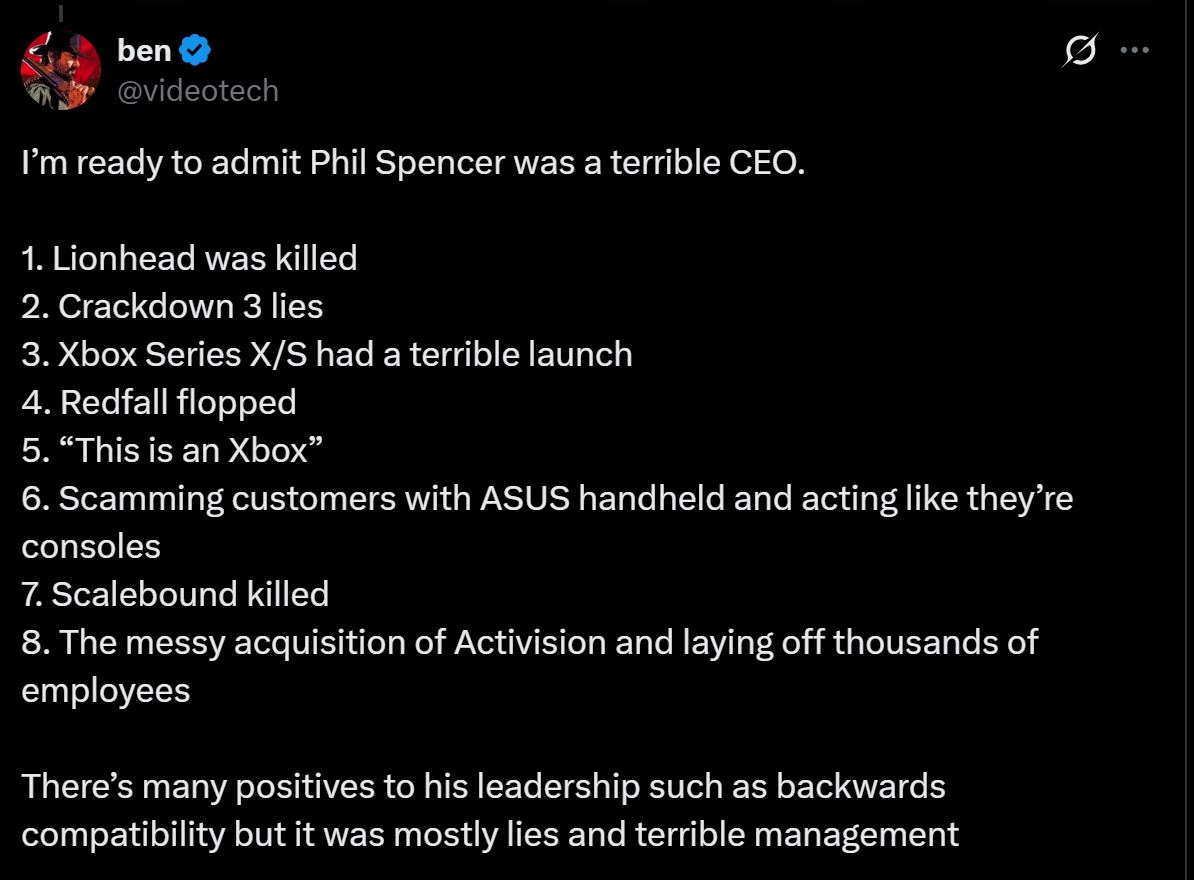 Xbox CEO Phil Spencer