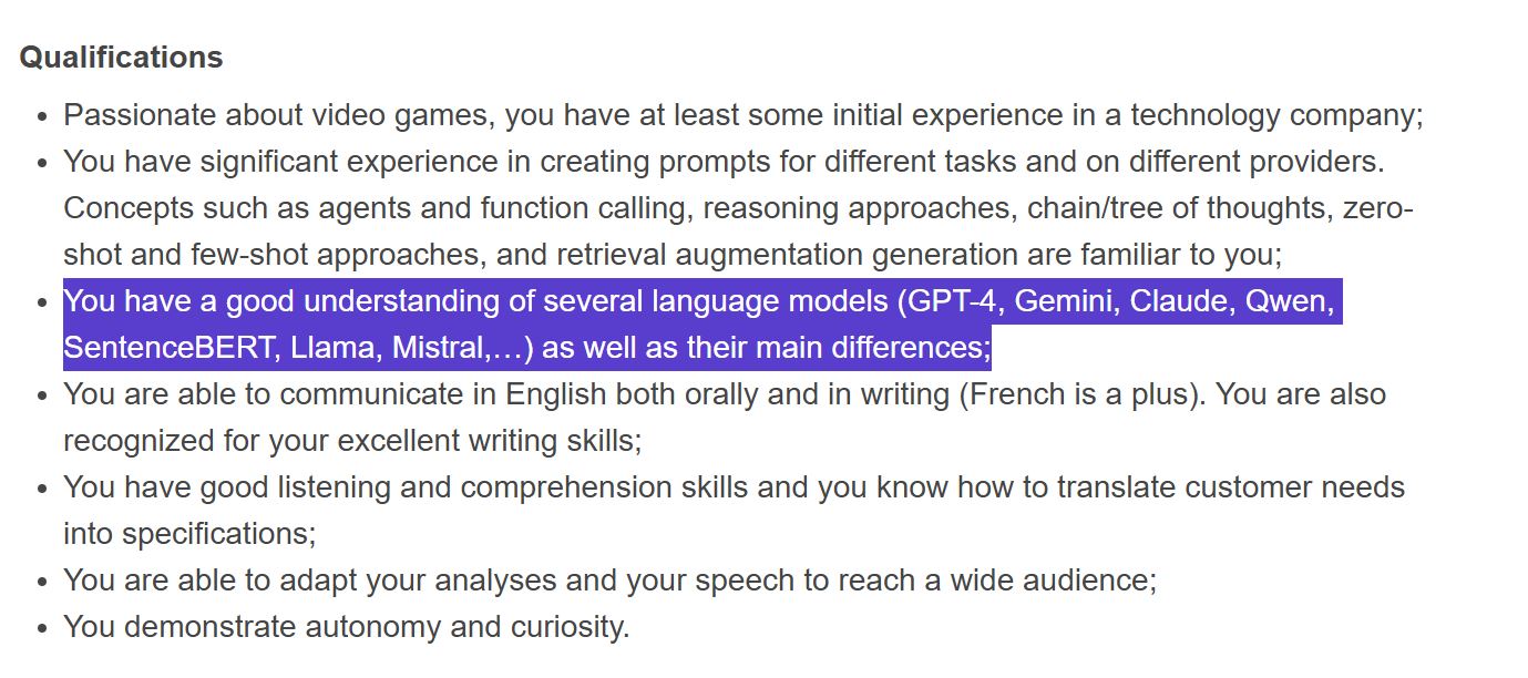 Ubisoft Prompt Specialist