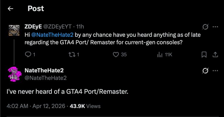 Insider Suggests No GTA 4 Remaster In Development Despite Past Rumors