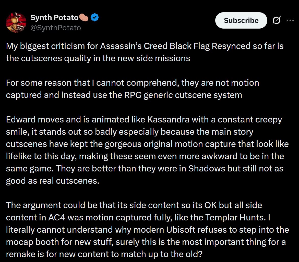 Assassin's Creed Black Flag Resynced