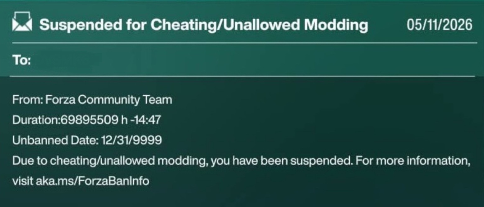 Forza 6 Bans