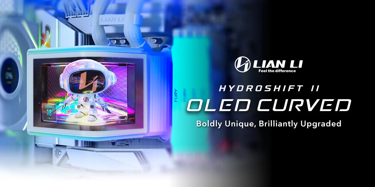 LIAN LI HydroShift II OLED Curved 360 Launches With Motorized 2K Curved Display