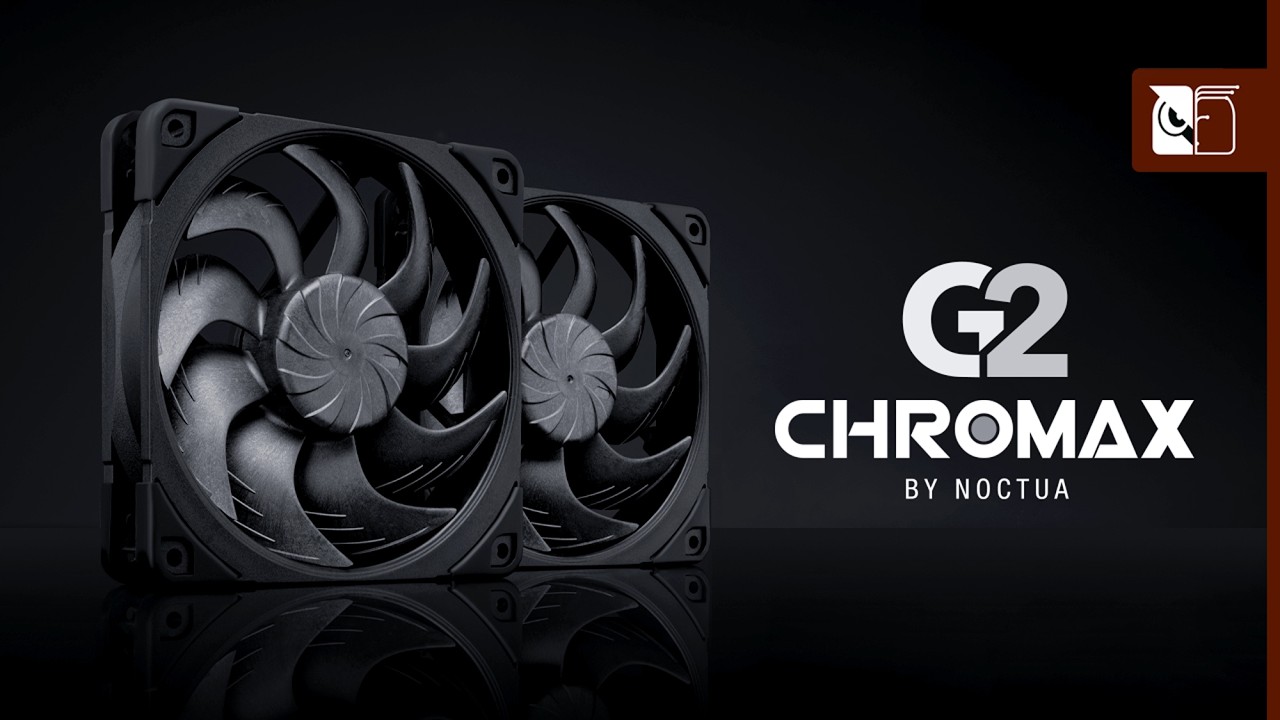 Noctua Launches NF-A12x25 G2 PWM chromax.black Premium Cooling Fan