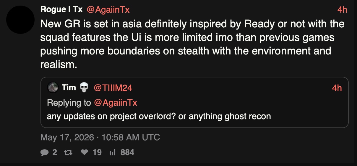 Ghost Recon Setting