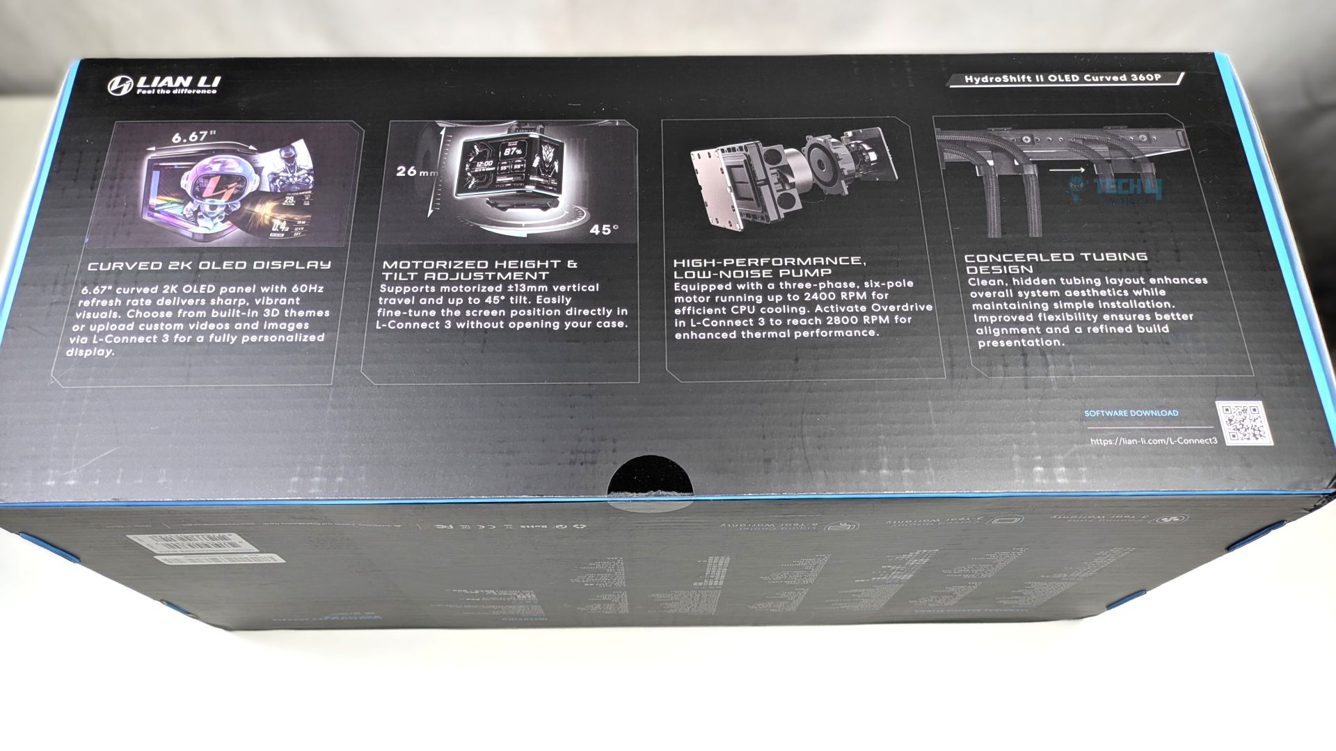 Features Detailed on Rear Side