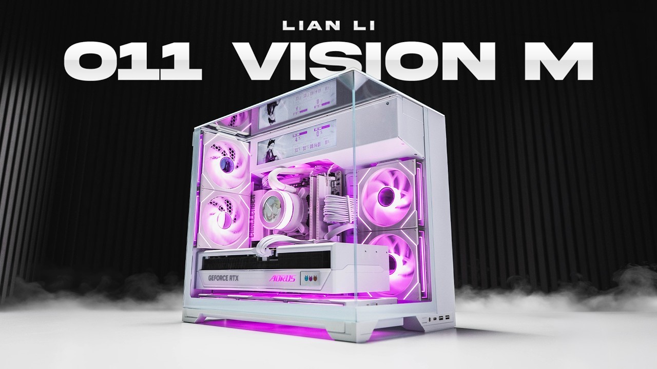 LIAN LI Announces O11 VISION-M Micro-ATX Showcase Case
