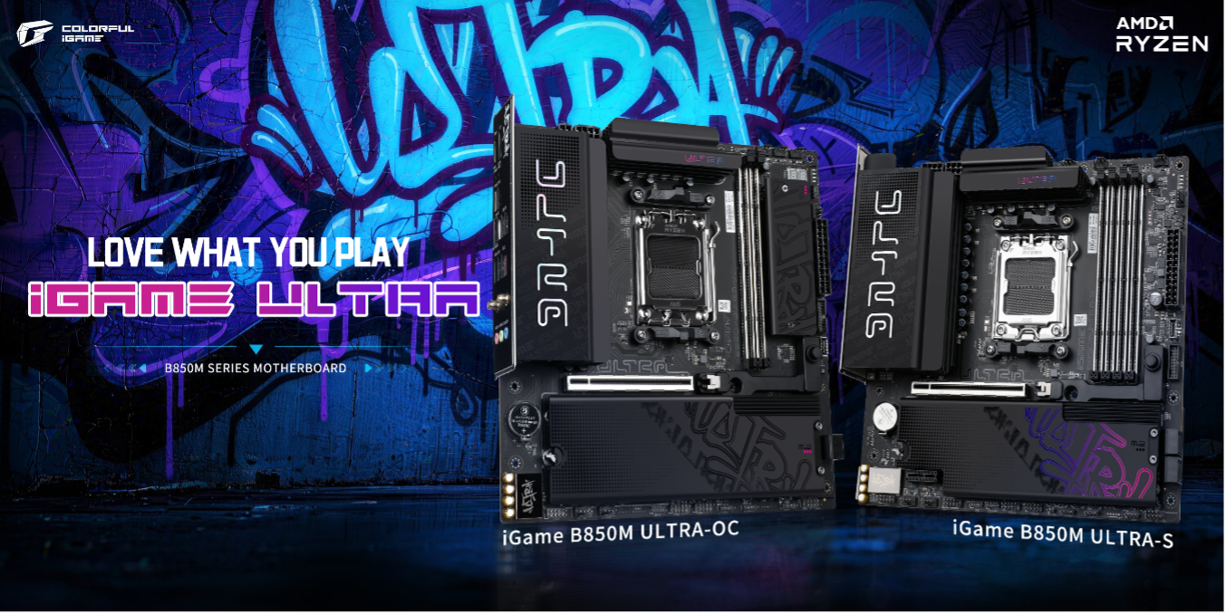 Colorful Unveils iGame B850M ULTRA Series Motherboards for AMD Ryzen