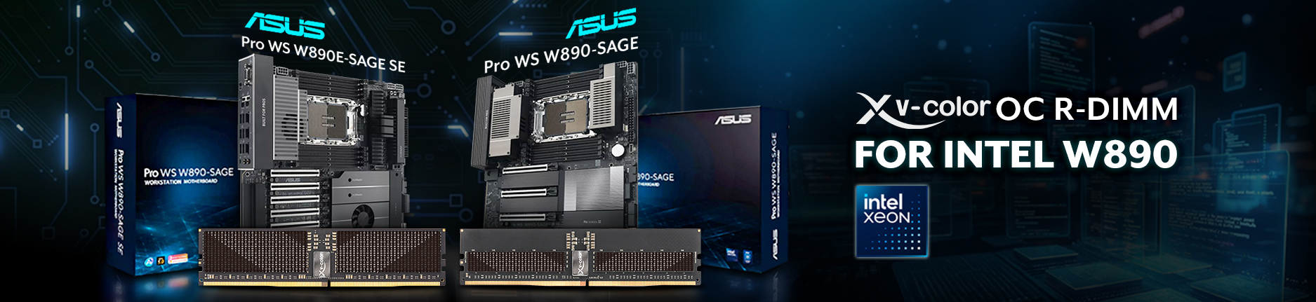 V-COLOR Launches DDR5-8000 OC RDIMM Memory for Intel Xeon 6 Workstations