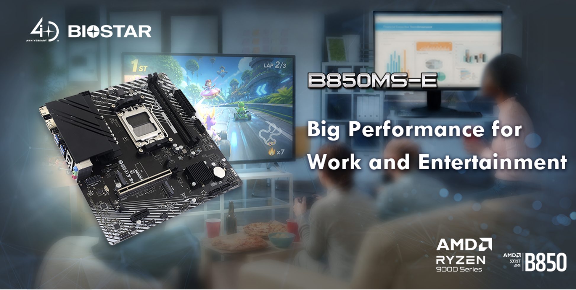 BIOSTAR B850MS-E Motherboard Brings DDR5, PCIe 5.0, and WiFi 7 Support to AMD AM5 Builds